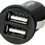 Akyga AK-CH-02 USB Adapter 12-24V/5V/2, 1A 2USB Black AK-CH-02 Kiegészítő, Kellék Töltő fotó