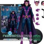 18cm-es DC Multiverse - #18 Huntress figura New 52 LILA RUHÁVAL, cserélhető fejjel, íjjal, kiegészít fotó