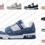 Új LOUIS VUITTON TRAINER SNEAKER Női Férfi Gyerek Unisex Cipő Utcai Sportcipő 36-45 INGYEN POSTA fotó