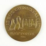 1A126 S.O.S. gyermekfalu 1986 bronz plakett fotó