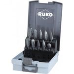 RUKO 116003RO Maróstift Keményfém Szár átmérő 6 mm 10 részes fotó