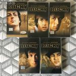 Rocky - 1, 2, 3, 4, 5 - VHS - Sylvester Stallone fotó