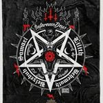 Baphomet - Sátáni bárányfej mintával 70X100. cm. import flanel takaró fotó