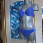 kék lányka/női bikini merevítős szivacsos S/M/L KD 0724 fotó