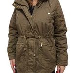 C&A khaki modern stílusú kényelmes 42 XL kapucnis bélelt KABÁT q36 fotó