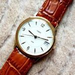 Timex mechanikus aranyozott ferfi karora fotó