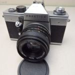 PRAKTICA LTL FÉNYKÉPEZŐGÉP ANTIK RÉGI GYŰJTŐKNEK PENTACON 50 MM OBJEKTíV fotó