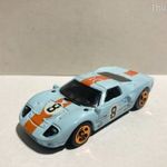 - Ford GT-40 "Gulf" - Hot Wheels - 2019 - 1: 64 autó modell - újszerű - 1ft nmá fotó