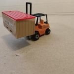 Matchbox superfast Fork lift truck no. 15 & N.Y.K konténer fotó