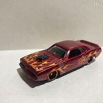 - '71 Plymouth Hemi Cuda - Hot Wheels - 2012 - 1: 64 autó modell - újszerű - 1ft nmá fotó