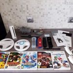 Nintendo Wii konzol (RVL-001 EUR) + 2 db Wii Remote controller + 5 db Wii játék, TESZTELT, Wii1101 fotó