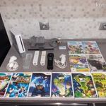 Nintendo Wii konzol (RVL-001 EUR) + 2 db controller + 10 db Wii játék, TESZTELT, Wii1105 fotó