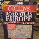 Collins – Road Atlas Europe 1999 TÉRKÉP fotó