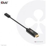 Club3D Adapter HDMI 2.0 > USB-C 4K60Hz aktiv St/Bu retail (CAC-1333) fotó