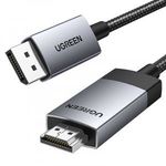 UGREEN DP119 Display Port - HDMI kábel 4K 2m fekete (15774) (u15774) fotó