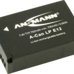 LP-E12 Canon kamera akku 7, 4V 750 mAh, Ansmann fotó