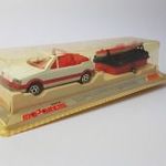 Majorette 372 Rem. Camping Peugeot 205 cabrio +utánfutó kenuval [bontatlan] fotó