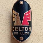 Delton Deluxe kínai veterán kerékpár nyaktábla fotó