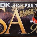 TDK SA 90 Black Edition Type II magnókazetta, bontatlan csomagolásban fotó