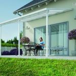 Palram Sierra 4200 fehér 3 x 4, 25 pergola, teraszfedo fotó