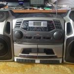 Eladó egy ..(( HIBÁS , )) Maestró 2 - kazettás cd rádió Boombox.. fotó