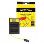 PATONA Smart Dual LCD USB töltő Panasonic DMW-BLG10 CSBLG10MC CS-BLG10MC - Patona fotó