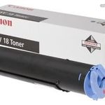 CANON C-EXV 18 BLACK TONER (EREDETI) Termékkód: CACF0386B002AA fotó