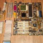 Retro Asus A7V266-C alaplap, + ajándék AMD Athlon XP 2000+ CPU fotó