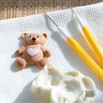 Teddy maci fondant szett 2 darab fotó