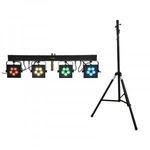 EUROLITE Set LED KLS-902 + STV-40S-WOT Steel stand fotó