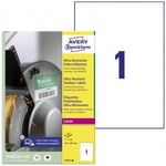 Avery-Zweckform L7917-40 Fólia címkék 210 x 297 mm Polietilén fólia Fehér 40 db Véglegesen tapadó... fotó