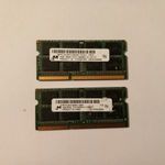 Micron 8gb /2x4gb/ DDR3 1333 MHz / Laptop memória Az ár 2 darabra szól fotó