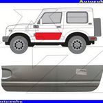 SUZUKI SAMURAI SJ410 1981.09-1986.01 Ajtóborítás bal első alsó rész magasság: 23cm fotó