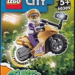 60309 Lego City Stuntz Selfie kaszkadőr motorkerékpár új, bontatlan! fotó