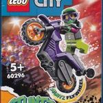 60296 Lego City Stuntz Wheelie kaszkadőr motorkerékpár új, bontatlan! fotó