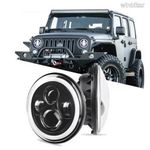 JEEP WRANGLER 7 INCH autó motor motorkerékpár LED DRL lámpa + irányjelző DOT - ÚJ = UTOLSÓ DARABOK fotó