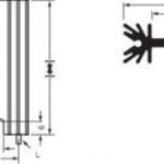 Hűtőborda 7 K/W 45 x 38, 1 x 12, 7 mm TO-220 TO-218 TO-3P, Fischer Elektronik SK 409 38, 1 STS fotó