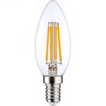 LightMe LM85336 LED EEK E (A - G) E14 Gyertya forma 6.5 W = 60 W Melegfehér (Ø x H) 35 mm x ... fotó