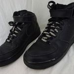 Eredeti Nike Air Force 1 Mid GS fekete bőr sportcipő 39-es fotó