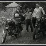 Túra Danuvia motorkerékpárokkal, Zsolna, Felvidék, , szocializmus, jármű, közlekedés, 1960-as éve... fotó