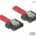 DeLock SATA 6 Gb/s Cable 100cm Red FLEXI 83837 fotó