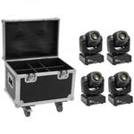 EUROLITE Set 4x LED TMH-S60 Moving-Head-Spot + Case fotó