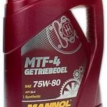 MANNOL MTF-4 GETRIEBEOEL 4L VÁLTÓOLAJ 75W-80 GL4 fotó