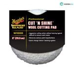 Meguiar's Cut 'N Shine Wool Cutting Pad gyapjú vágó polírozó korong 20 cm fotó