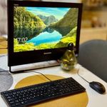 Akció! Gyak. Új! Lenovo ThinkCentre M72zAIO i3 500Gb FHD- 50cm 20 col! Erős, elegáns asztali PC! fotó