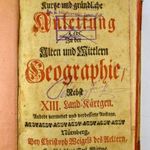 1745 -TŐL GEOGRÁFIAI TÉMÁJÚ BŐRKÖTÉSES KÖNYV 2 DB KIHAJTHATÓ TÉRKÉP MELLÉKLETTEL 3 KÖTET ! fotó