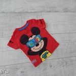 Disney piros Mickey egeres póló 6-9 hó fotó