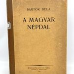 Bartók Béla: A magyar népdal, 1924 - első kiadású könyvritkaság! fotó