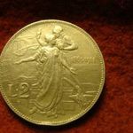 Olasz ezüst 2 lira 1861-1911 ritka ! 10 gramm 0.835 fotó