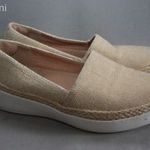 FitFlop, bézs-arany, kényelmes, könnyű, nyári, telitalpú, komfort cipő 36-női fotó